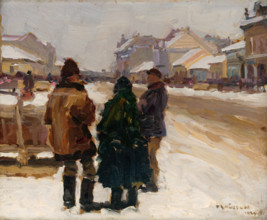 At the Michalovce Market, 1924.
