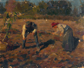Potato Digging, around 1935.