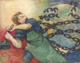 Study for the Poster the Great October Socialist Revolution, around 1928.