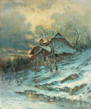 Winter scene, 1902.