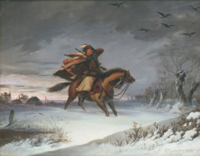 Rider on horseback, 1878.