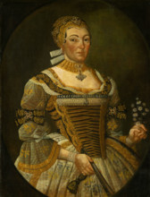 Portrait of a Zemianka, around  1750.