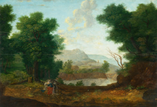 Mountain Landscape with a Pond, 1620.
