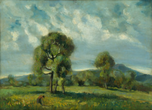 Landscape with trees, Liptov, c1934.