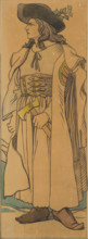 Figure of a Slovak Highwayman, around 1905.
