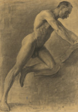 Study of a male nude, 1908.