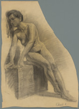 Study of a seated woman, 1910-1920.