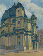 Church in Vienna, 1918.