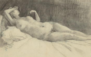 Reclining woman nude, 1924-1927.