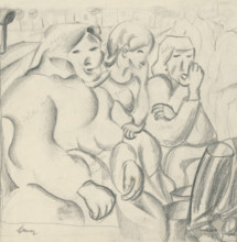 Study of three women, 1924-1928.