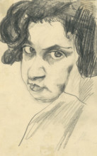 Study of a Woman's Head, 1918-1922.