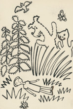 13. The Tale of the Dog and the Cat, around 1928. Additional Info: Illustrations for the book -