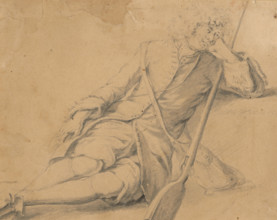Resting soldier, 1st half 18th century.