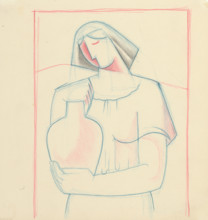 Girl with a jug, 1932-1936.