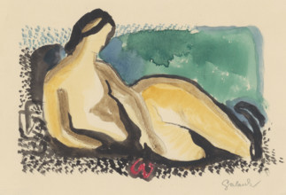 A reclining nude, 1934-1935.