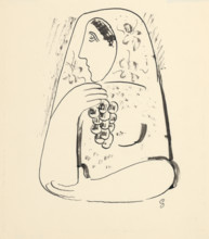 Woman with grapes, 1937-1938.