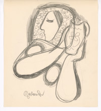 Woman with jug, 1938.