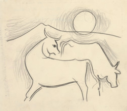 On the pasture, 1936.