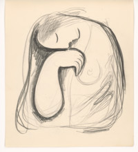 Woman with a bowed head, 1937.
