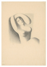Sleeping, around 1936.