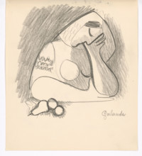 Woman with fruit, 1938.