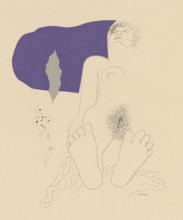 A reclining nude, 1929-1930.