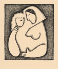 Girl's head, 1938.