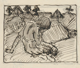 In the cemetery, 1914-1918.