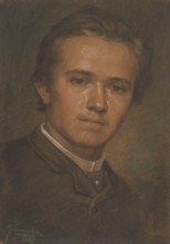 Portrait of the sculptor Jancek, 1887.