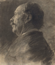 Study for a portrait of a man with a mustache, 1893.