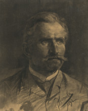Study of a Man's Head with a Beard and Moustache, 1892.