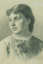 Study for a portrait of a girl, 1879.