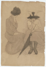 Seated Woman, around 1900-1910.