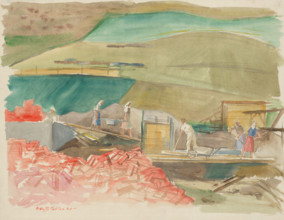Poultry farm in Liptovsky Mikulas, 1950.