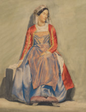Woman in Albanian costume, 1851-1853.