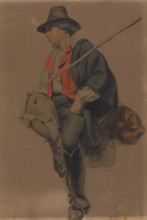 Study of a man from Albania, 1851-1853.