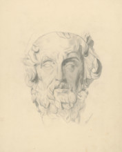 Study of a Head, 1871.