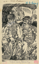 2.- Two Yeomen, 1936. Additional Info: Illustration for the book by J.Niznansky cachticka pani,