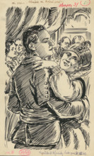 5.- In the dance, 1936. Additional Info: Illustration for the book by J.Niznansky cachticka pani,