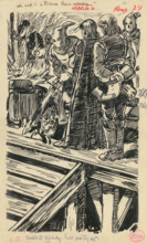 10.- The Execution, 1936. Additional Info: Illustration for the book cachticka pani by J.Niznansky,