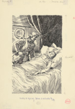 2.- I'm Dying, Moric..., 1953. Additional Info: Illustration for the novel by J.Niznansky The