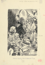 6.- It was terrible to look at him, 1953. Additional Info: Illustration for the novel by J