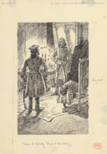 32.- Moric recognized him at first sight, 1953. Additional Info: Illustration for the novel by J