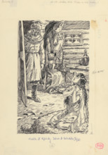 22.- She stared at him in horror for a short moment, 1953. Additional Info: Illustration for the