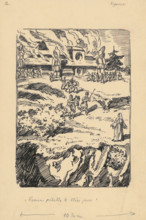 The Kysuca Runs to Vlcia Jama, 1928. Additional Info: Illustration for the novel by F.Urbanek