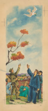 Peace dove, 1950-1953. Additional Info: Illustration for the book by J.Niznansky cachticka pani,