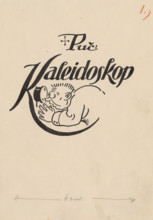 Title Letter to the Kaleidoscope Collection of Drawings, around 1940. Additional Info: Kaleidoscope