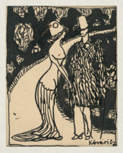 Fashionable sketch II., 1908-1912.