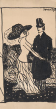 Fashionable sketch III., 1908-1912.