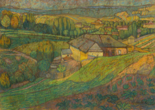 View of Kalvaria, 1910-1914.
